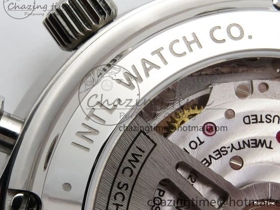 MIROTIME 0301 Reliable Portuguese Chrono IW3716 Z+F 1:1 Best Edition Red Dial on Red Rubber Strap A 7015